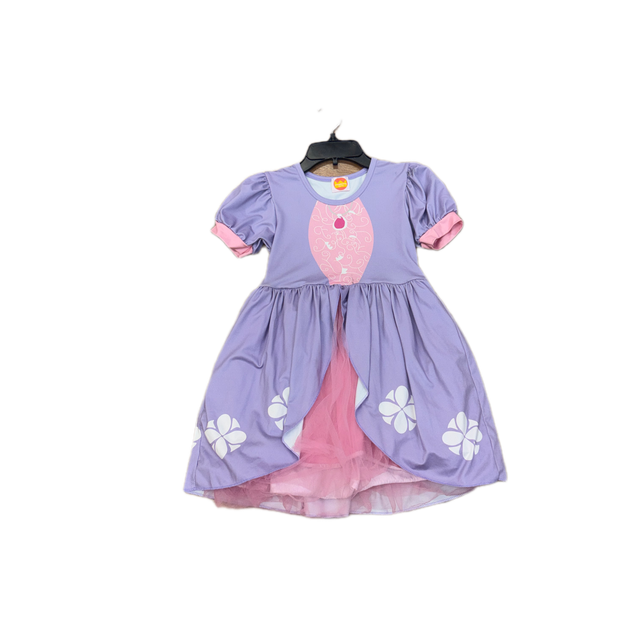 open lace back dress Girls Unicorn Princess Dress, 2T / Blue / TGD