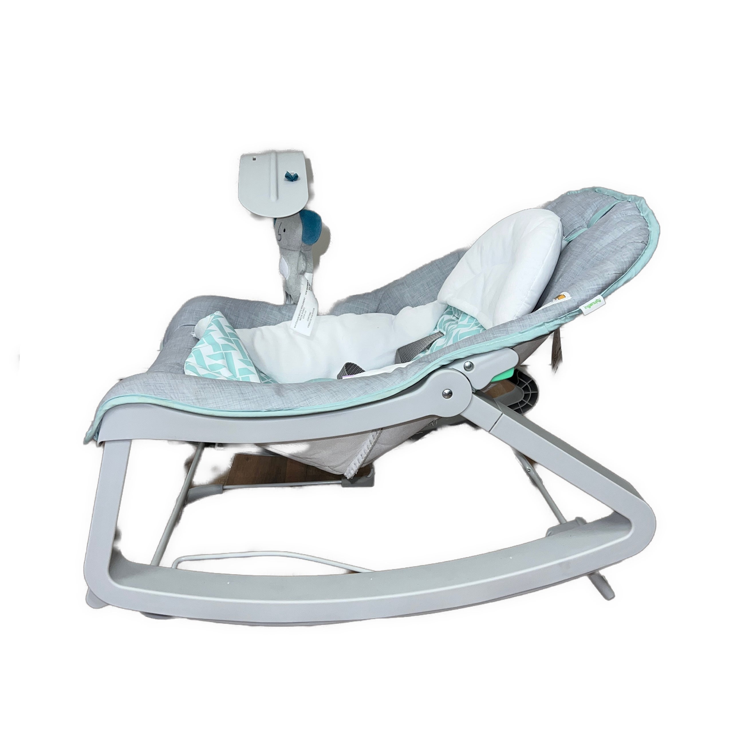 Ingenuity Keep Cozy 3in1 Grow with Me Baby Bouncer/Rocker Chameleon Kids Consignment